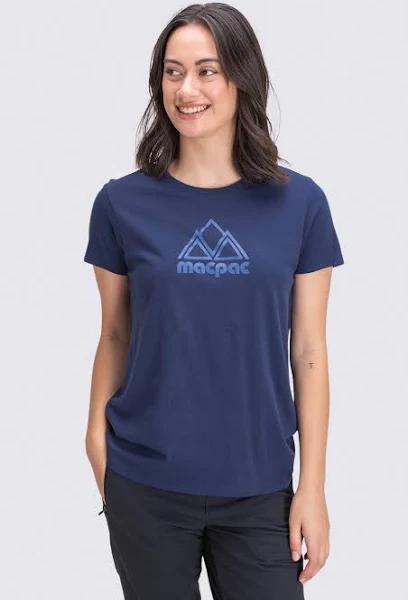 Macpac Women's Vintage T-Shirt | Colour: Naval Academy/Blue