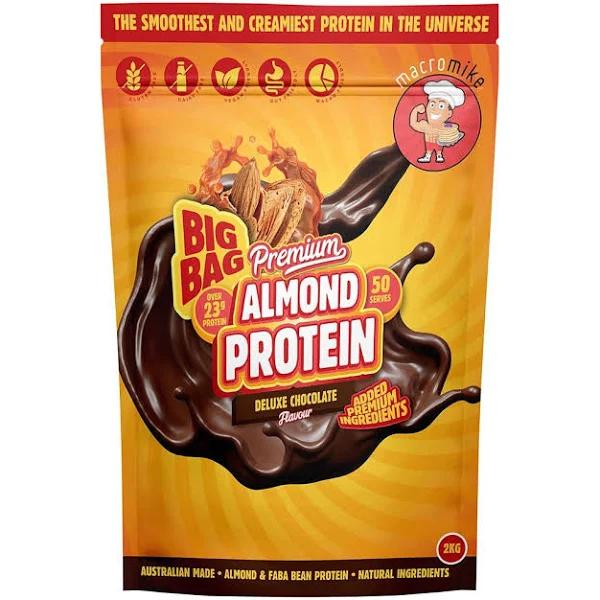 Macro Mike Deluxe Chocolate Premium almond Protein 2kg