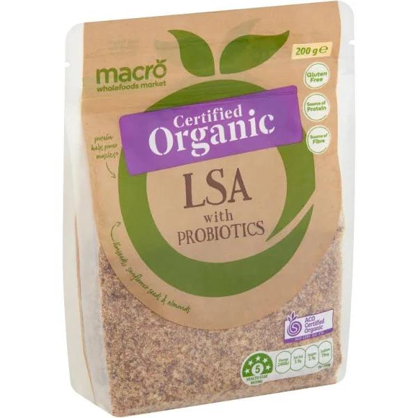 Macro Organic LSA With Probiotics 200g