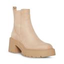 Madden Girl Women's Casual Boot Dark Taupe Tianna Suede Boot 8.5