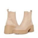 Madden Girl Women's Casual Boot Dark Taupe Tianna Suede Boot 8.5