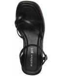 Madden Girl Women's Sandal Light Taupe Wedge Strappy Vault Sandal 6.5