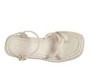 Madden Girl Women's Sandal Light Taupe Wedge Strappy Vault Sandal 6.5
