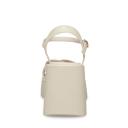 Madden Girl Women's Sandal Light Taupe Wedge Strappy Vault Sandal 7.5
