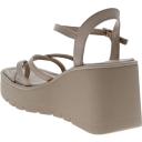 Madden Girl Women's Sandal Light Taupe Wedge Strappy Vault Sandal 8.5
