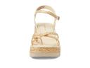 Madden Girl Women's Sandal Natural Wedge Strappy Vault Sandal 6