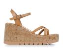 Madden Girl Women's Sandal Tan Paris Wedge Strappy Vault Sandal 6.5