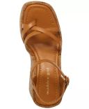 Madden Girl Women's Sandal Tan Paris Wedge Strappy Vault Sandal 6.5