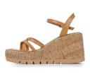 Madden Girl Women's Sandal Tan Paris Wedge Strappy Vault Sandal 6.5