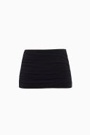 Magicsuit Black Shirred Swim Skirt