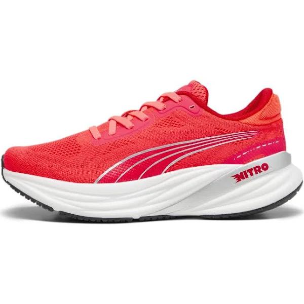 Magnify Nitro 2 Women's Running Shoes in Fire Orchid/For All Time Red, Size 8.5 by Puma