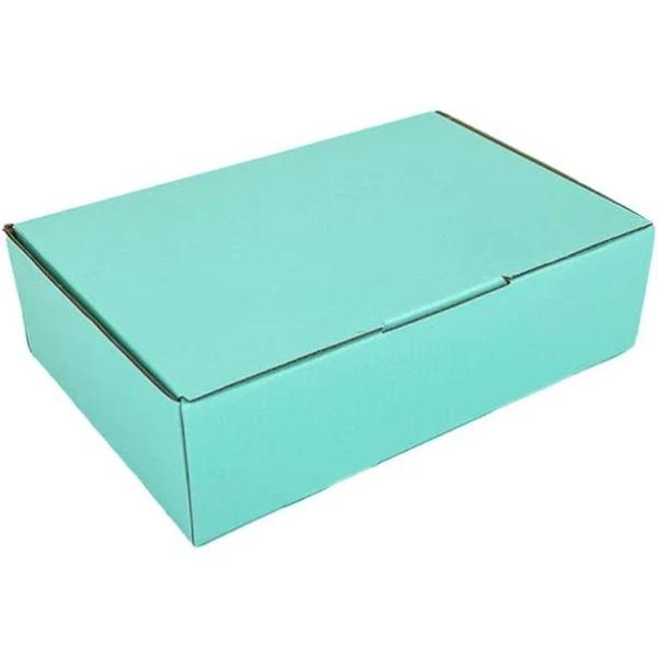 Mailing Box - 210 x 140 x 60mm - Mint Blue - 200pcs