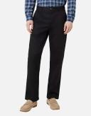 Maine Mens Premium Chino Trousers Black 34S