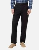 Maine Mens Premium Chino Trousers Black 44R