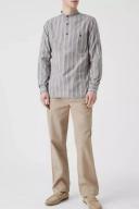 Maine Mens Premium Chino Trousers Cream 40S