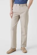 Maine Mens Premium Chino Trousers Natural 42R