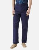 Maine Mens Premium Chino Trousers Royal Blue 34S