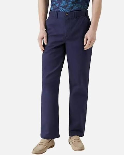 Maine Mens Premium Chino Trousers Royal Blue 34S