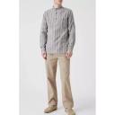 Maine Mens Premium Chino Trousers Taupe 32L