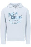 Maison Kitsune 'palais Royal' Hoodie LM00707KM0001 Grey Blue - XS