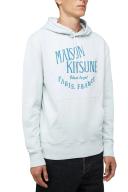 Maison Kitsune 'palais Royal' Hoodie LM00707KM0001 Grey Blue - XS