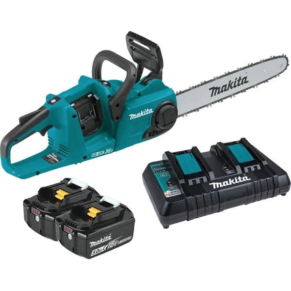 Makita XCU04PT 18V X2 (36V) LXT 16" Cordless Brushless Chain Saw Kit