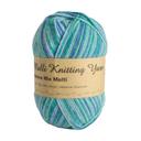 Malli Marine Mix Acrylic Knitting Yarn 100g - Multi - AfterPay & zipPay Available
