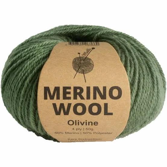 Malli Olivine Merino Mix Yarn 50g