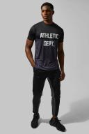 Man Active Ultra Stretch Contrast Cropped Joggers