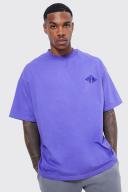 Man Oversized Extended Neck T-Shirt