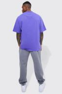 Man Oversized Extended Neck T-Shirt