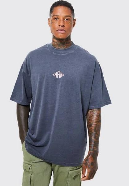 Man Oversized Heavyweight Washed T-Shirt