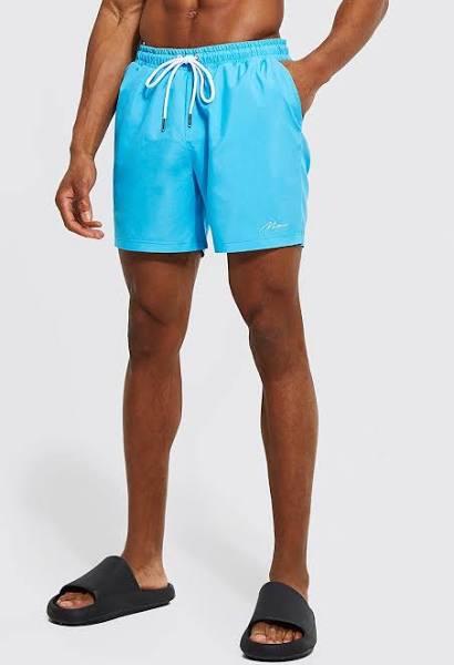 Man Signature Mid Length Swim Shorts