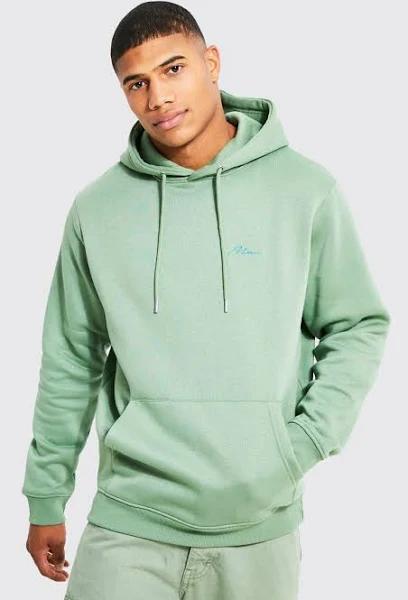 Man Signature Over The Head Hoodie