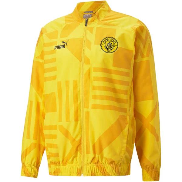 Manchester City Pre Match Jacket - Yellow