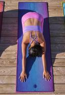 Manduka Yogitoes Yoga Mat Towel - Standard 71" Amethyst Array