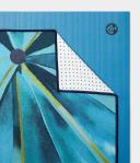 Manduka Yogitoes Yoga Mat Towel - Standard 71" Emerald Enlightenment