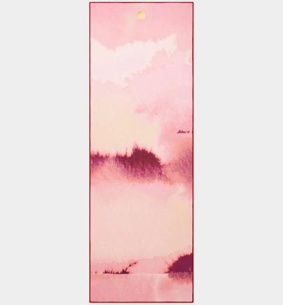 Manduka Yogitoes Yoga Mat Towel - Standard 71" Ruby Courage