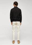 Mango Man - Suede-effect Bomber Jacket Black - XL - Man