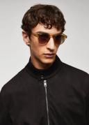 Mango Man - Suede-effect Bomber Jacket Black - XS - Man