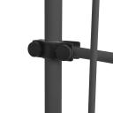 Manual Retractable Awning With LED 200 cm Anthracite vidaXL