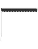 Manual Retractable Awning With LED 300x250 cm Anthracite vidaXL