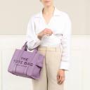 Marc Jacobs Purple 'The Medium Leather Tote Bag' Tote