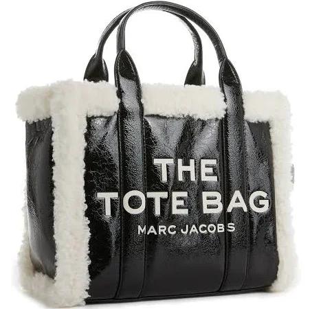 Marc Jacobs The Crinkle Shearling Small Tote Bag H052L01RE21-005