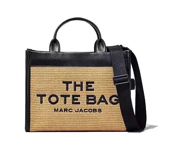 Marc Jacobs The Woven DTM Medium Tote Bag Monochrome