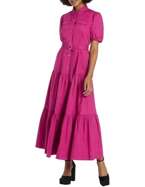 Marcs All Too Well Shirt Dress in Pink 14
