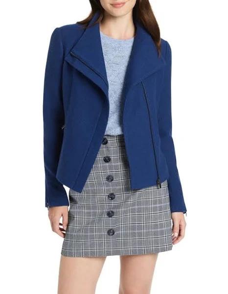 Marcs Lani Felted Wool Jacket in Blue 6