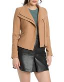Marcs Lani Felted Wool Jacket in Brown Sand 6