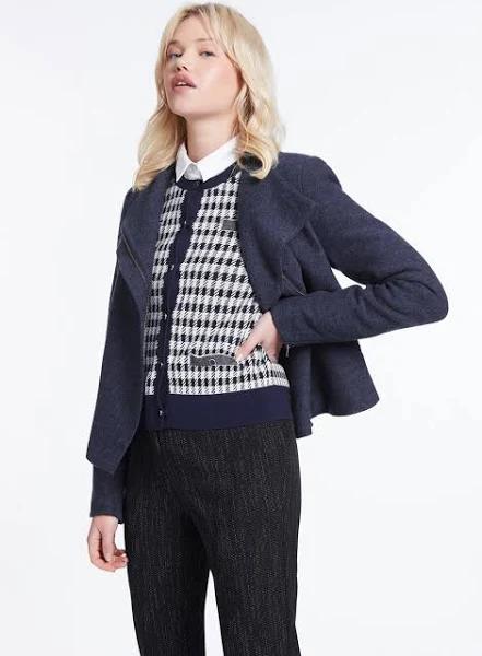 Marcs Lani Felted Wool Jacket in Green Multi Assorted 12