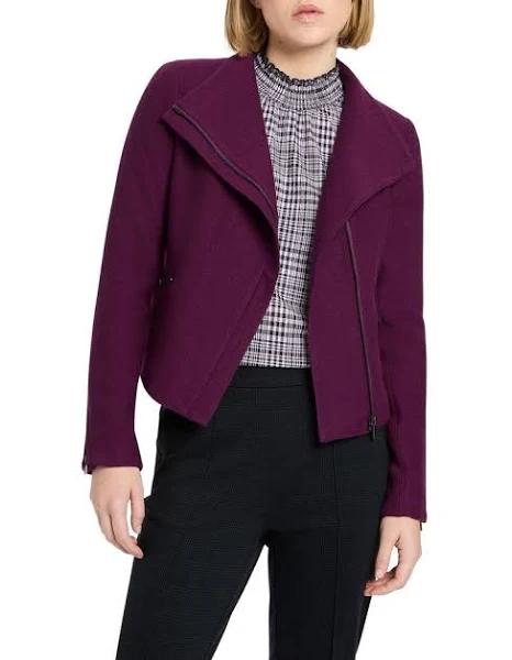 Marcs Lani Felted Wool Jacket in Queen Purple 14
